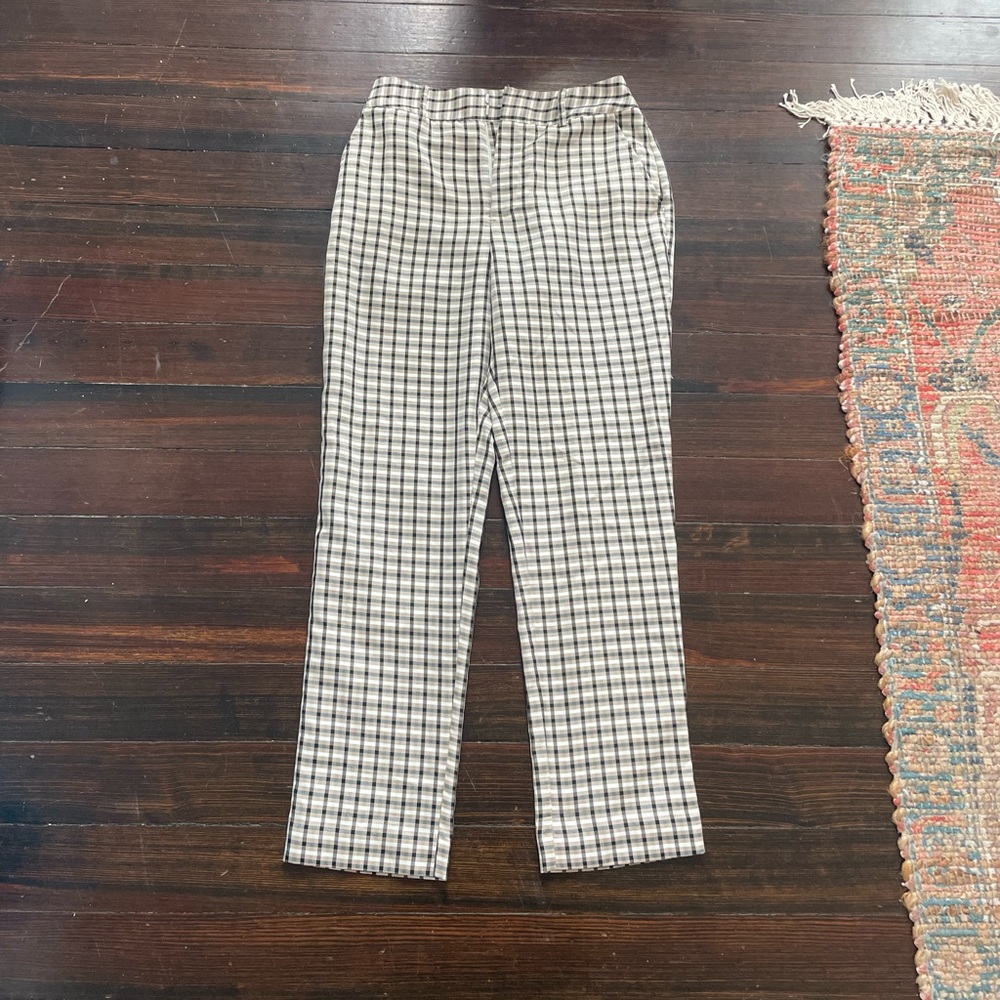 Brown Fall Gingham Pants🧸